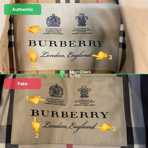 how to spot fake burberry padding jumper|burberry coat false.